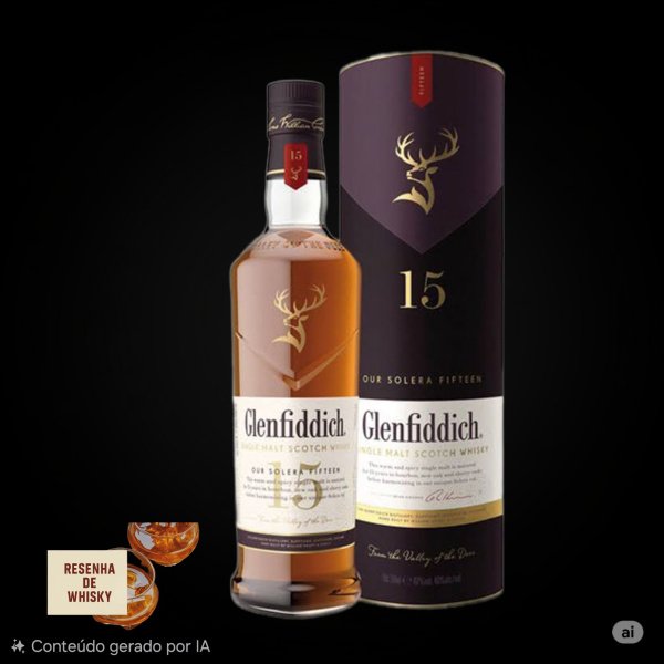 WHISKY GLENFIDDICH 15 ANOS.*