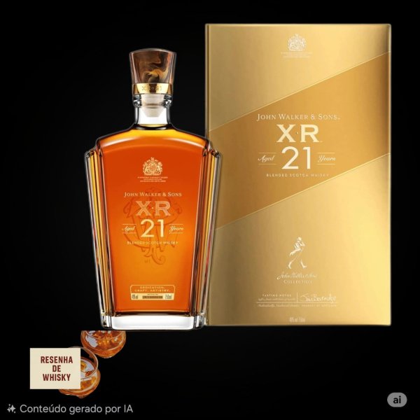 WHISKY JOHNNIE WALKER XR 21 ANOS.* 0206
