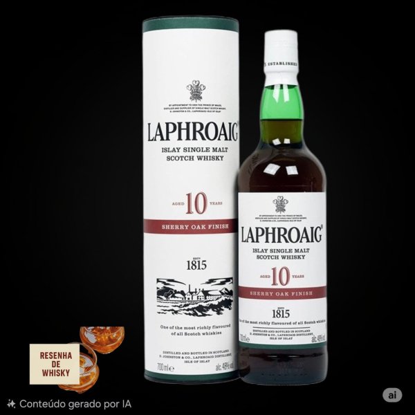 LAPHROAIG 10 SHERRY OAK FINISH.* 1006 coruja 