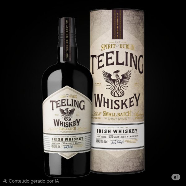 WHISKY TEELING SMALL BATCH IRISH RUM CASKS.*