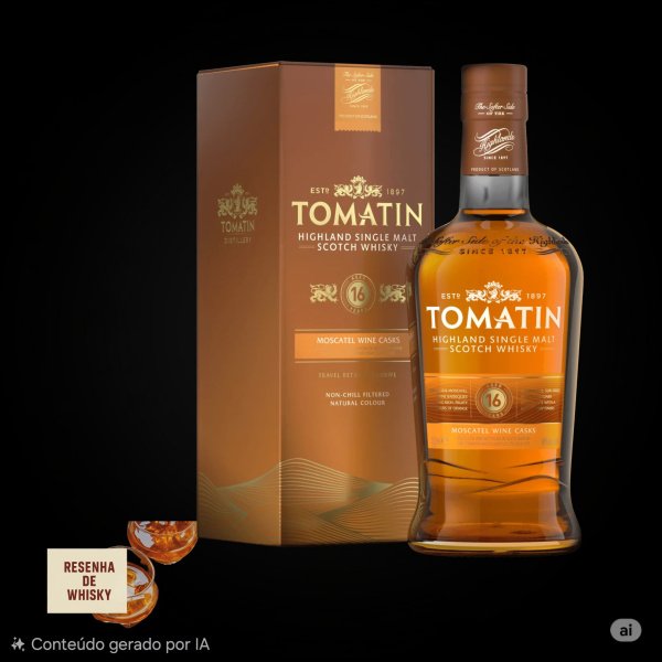 TOMATIN 16 ANOS  MOSCATEL WINE CASK.*