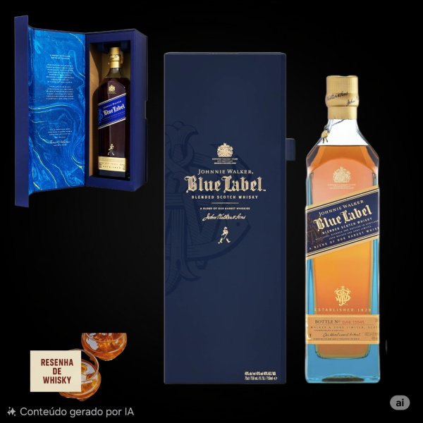 JOHNNIE WALKER BLUE LABEL BLENDED SCOTCH WHISKY.*10/04