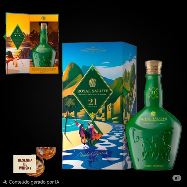ROYAL SALUTE 21 ANOS EDIÇÃO ESPECIAL POLO RIO DE JANEIRO.* 1407