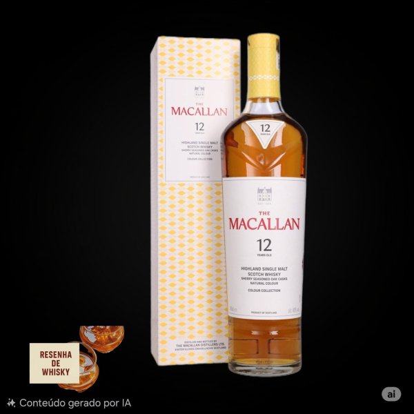 WHISKY THE MACALLAN 12 ANOS COLOUR COLLECTION.*1104