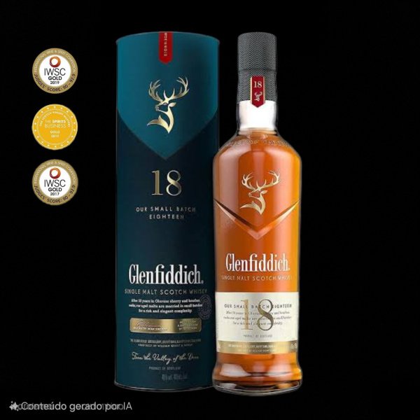 WHISKY GLENFIDDICH 18 ANOS.*